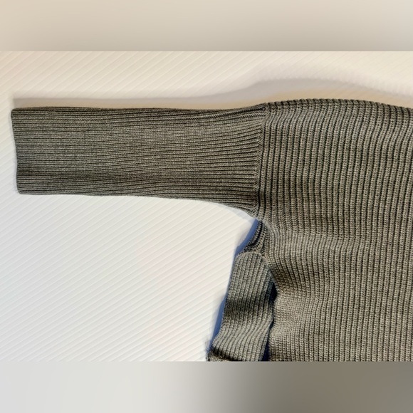 White House Black Market Gray Cowl Neck Sweater - Picture 7 of 16